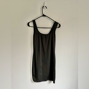 Stretchy little black dress